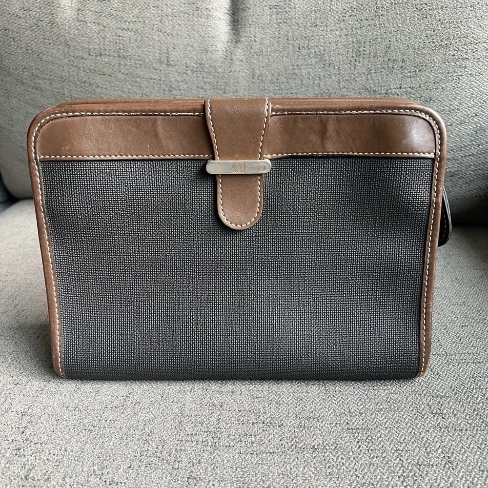Dunhill vintage clutch toiletry case